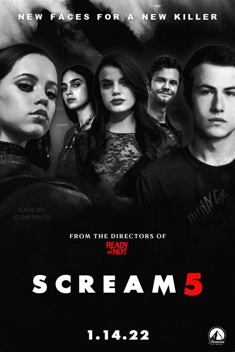 Scream 5 Poster Fanmade 2022 Scream Movie Scary Movies Scream