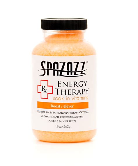 spazazz rx energy therapy spa bath crystals h2o outlet