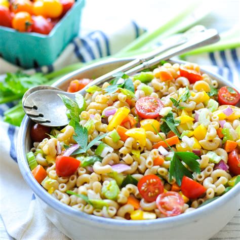 Maybe you would like to learn more about one of these? Garden Pasta Salad with Homemade Italian Dressing — Real ...