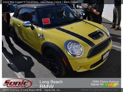 Interchange Yellow 2009 Mini Cooper S Convertible Blackyellow