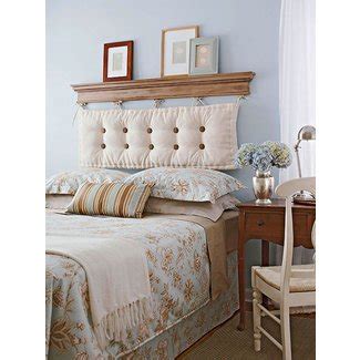 It has a solid wood frame, and it's upholstered with a polyester blend, filled with foam for extra support whenever you lean back with a good book or want to watch some tv before bed. Wall Mounted Upholstered Headboard - Ideas on Foter
