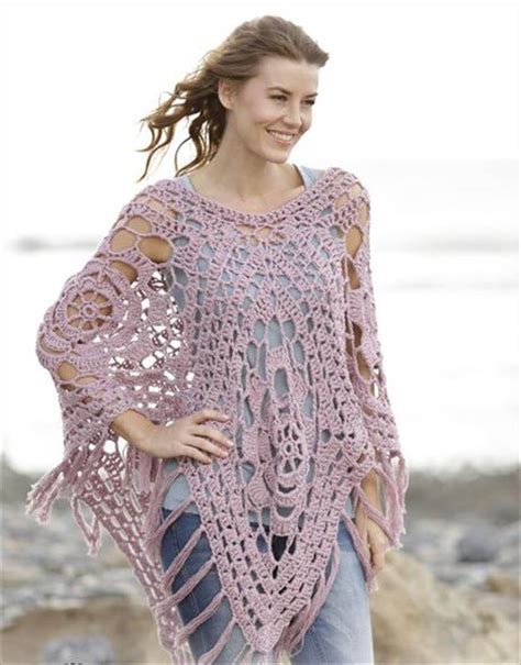 24 Adorable Summer Poncho Free Crochet Design DIY To Make