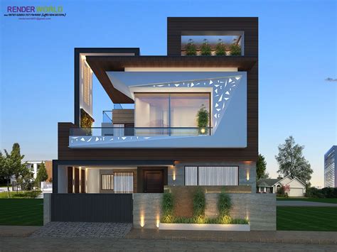 Exterior Front House Elevation Design