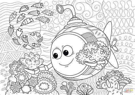 Also, you can download any images for free. Scientific Bathyscaphe Doing Research of Coral Reef ...