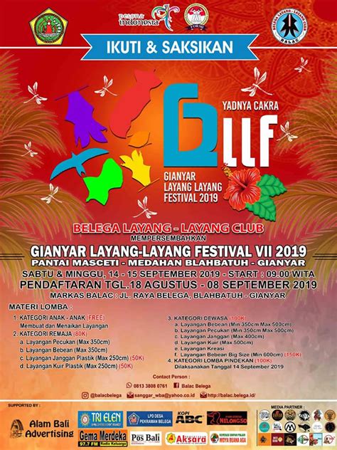 Serunya festival layang layang pantai pangandaran 2019, pangandaran international kite festival 2019. Festival Layang Layang Bali 2019