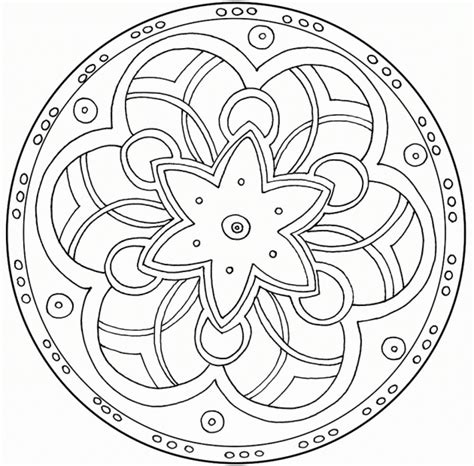Free Printable Geometric Coloring Pages For Adults - Coloring Home
