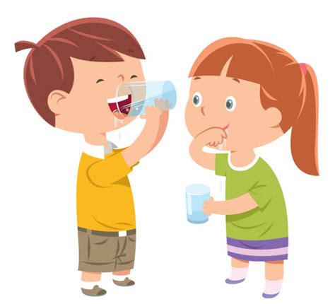 1200 Child Drinking Water Stock Illustrations Royalty Free Vector
