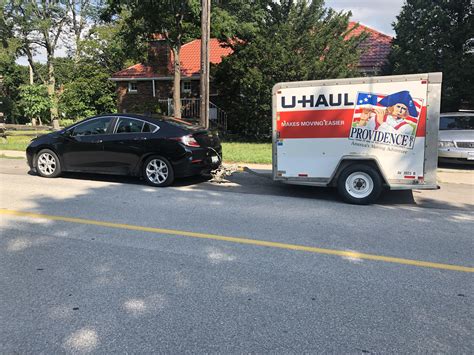 2017 Chevy Volt towing 5x8 U-Haul trailer : r/volt