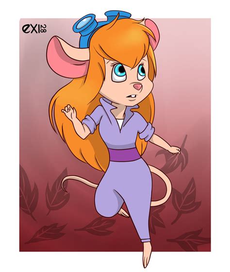Gadget Hackwrench Chip N Dale Rescue Rangers By Exiledframe28 On Deviantart