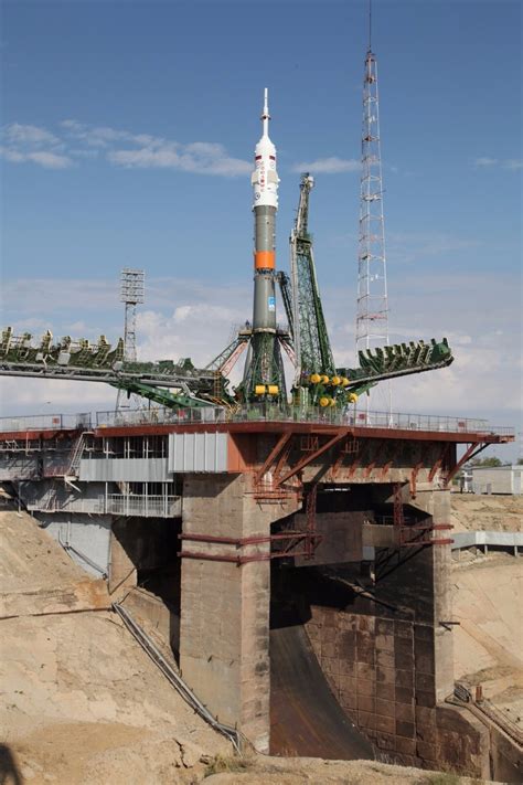 Photos Soyuz Rocket Rolls Out To Historic Baikonur Launch Pad Soyuz
