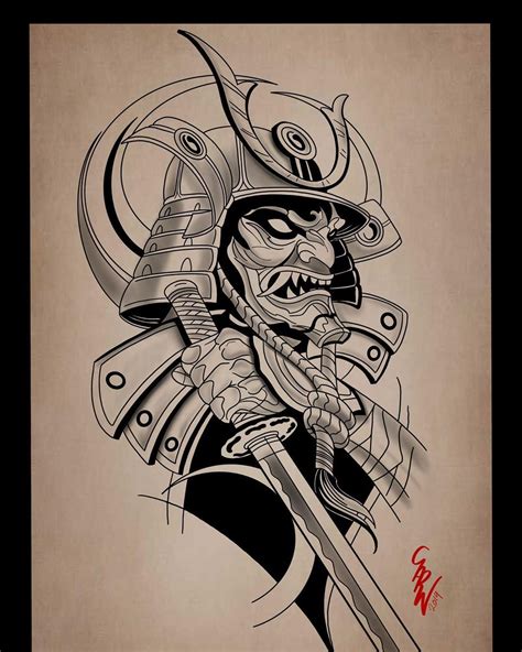Gareth Paul On Instagram “samurai Tattoo Tattooideas Tattooidea