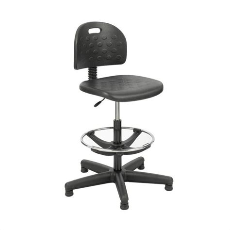 Scranton And Co Workbench Drafting Chair In Black