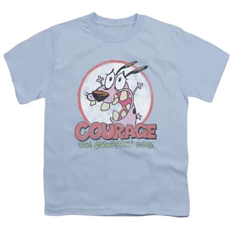 Courage The Cowardly Dog Vintage Courage Kids Youth T Shirt Licensed