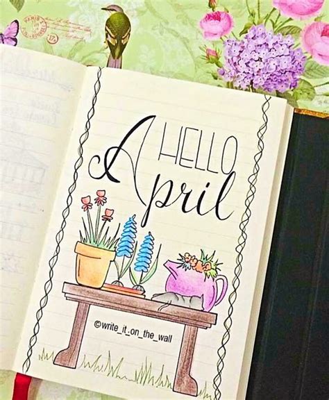 April Bullet Journal Ideas Todays Creative Ideas April Bullet