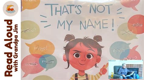 Bedtime Read Aloud Thats Not My Name By Anoosha Syed Youtube