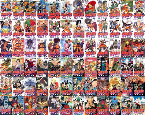 Manga Cover Compilations Naruto Volumes Cover Compilation Complete