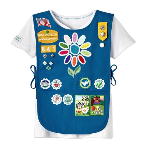 Girl Scout Shirt For Adult Cadette Journey Badges New 2 Plus Badges