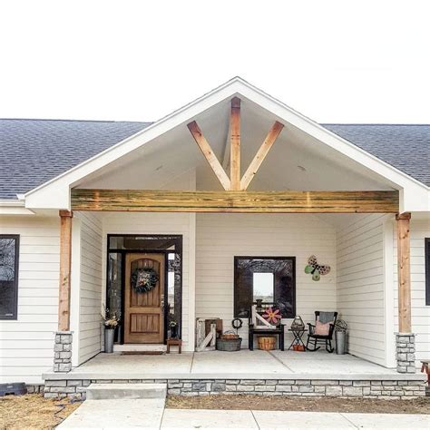 Adorable 65 Best Farmhouse Front Porch Remodel Ideas Homeideas