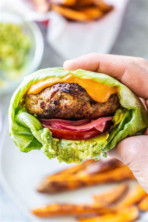 Healthy Grilled Turkey Burgers Recipe Turkey Burger Recipes Healthy