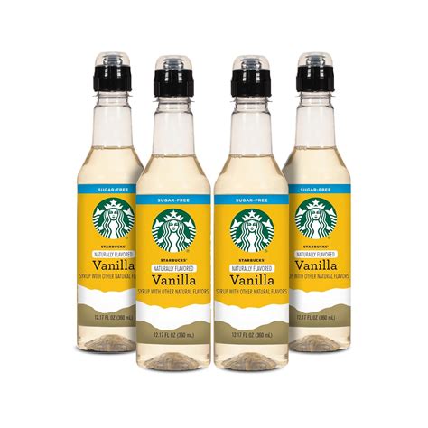 Amazon Com Starbucks Naturally Flavored Coffee Syrup Sugar Free