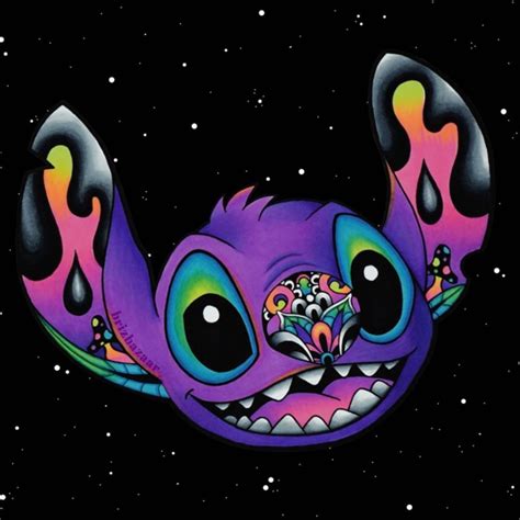 Stitch 👽 Drawing By Brizbazaar Brandi Young Art Fan Art Disney