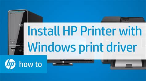 Update your missed drivers with qualified software. Installing an HP Printer with the Windows Print Driver ...