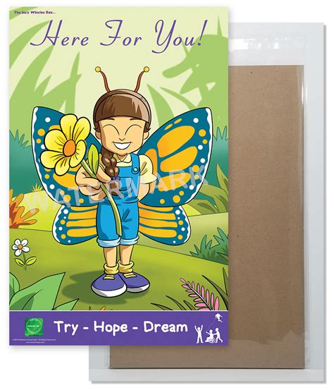 Kids Encouragement Poster Here For You Caring Supportive Posters