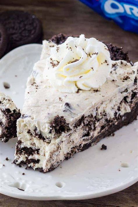10 incredible treats to make with oreos. A slice of No Bake Oreo Pie is the perfect dessert for ...