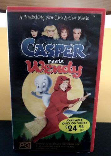 Casper Meets Wendy 1988 Vhs Video Tape Hilary Duff Teri Garr Vg