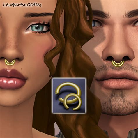 Taylor Nose Rings Gender Neutral The Sims 4 Create A Sim Curseforge