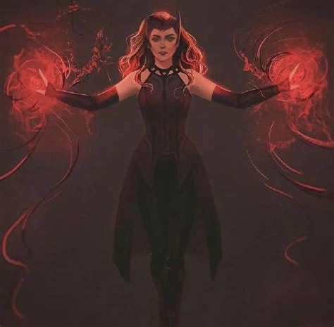 Elizabeth Olsen Scarlet Witch Concept Art