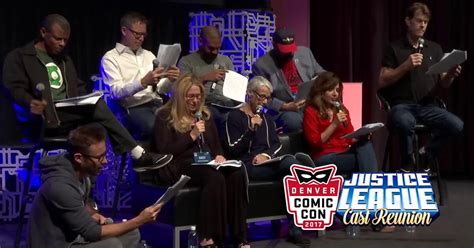 Justice League Animated Cast Reunion at Denver Comic Con 2017