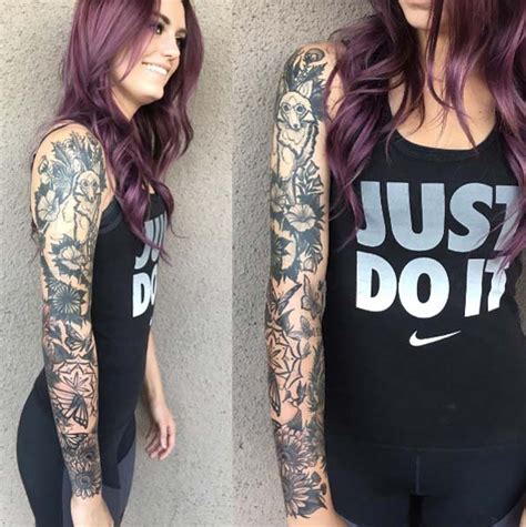 40 Attractive Sleeve Tattoos For Women Tattooblend