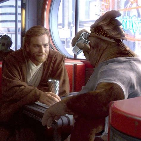 Obi Wan And His Old Friend Dexter The Owner Of Dexs Diner Star Wars
