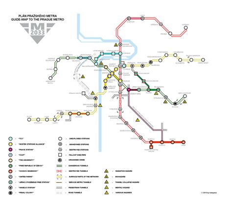 Metro 2033 Prague Map By Marquecz On Deviantart