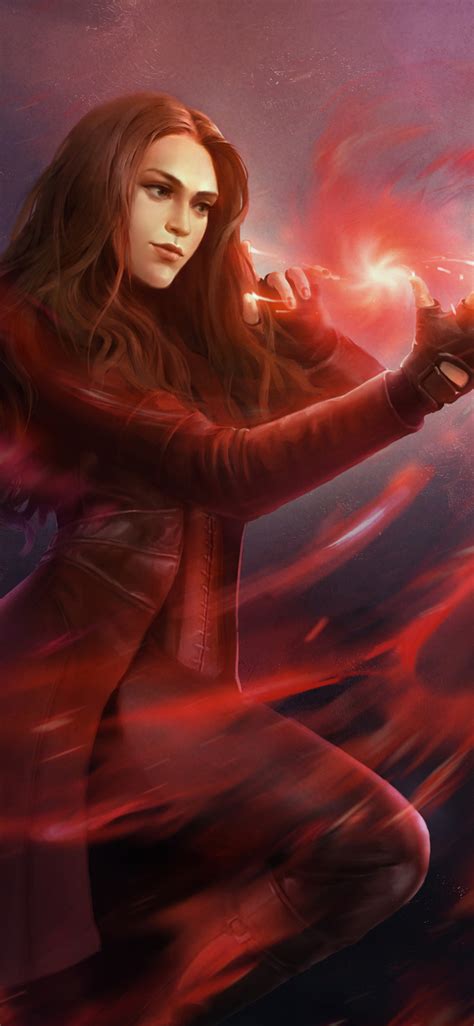 1125x2436 Scarlet Witch Powers Iphone Xsiphone 10iphone X Hd 4k