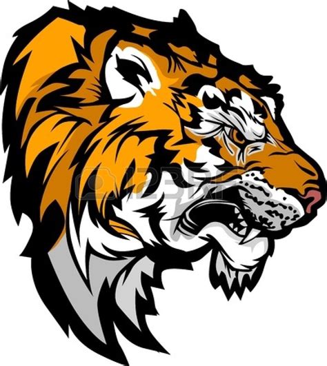 Tiger Head Vector Png Clip Art Library