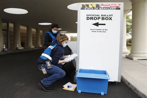Ballot Drop Off Boxes Start Arriving In Maryland How Safe Is Your Vote Wtop News