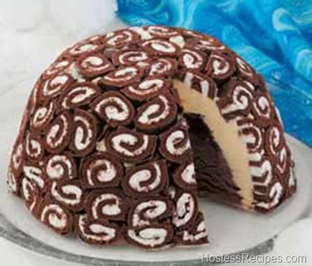 Swiss Roll Round Ice Cream Cake