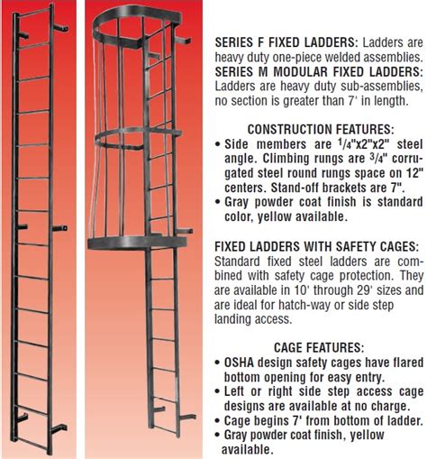 Fixed Roof Ladders Fixed Caged Ladders Fixed Ladders Us