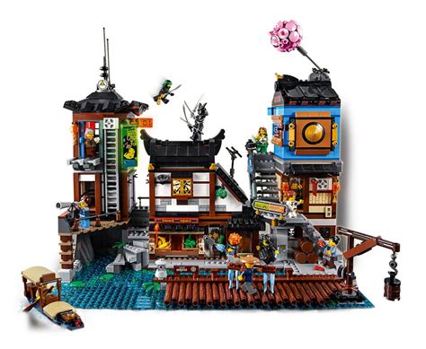 Lego Ninjago 70657 Pas Cher Les Quais De La Ville Ninjago