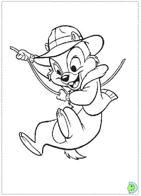 Chip And Dale Coloring Pages To Download And Print For Free