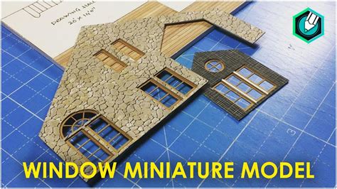 How To Make Window Miniature Model Very Simple And Easy Method Youtube
