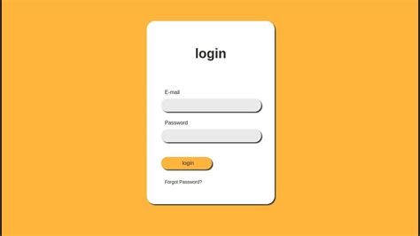 Super Simple Html And Css Login Form Example Codelab How To Create A With Vrogue