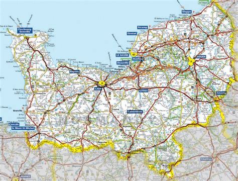 Conde Calvados Lower Normandy Landmarks Normandy France Map