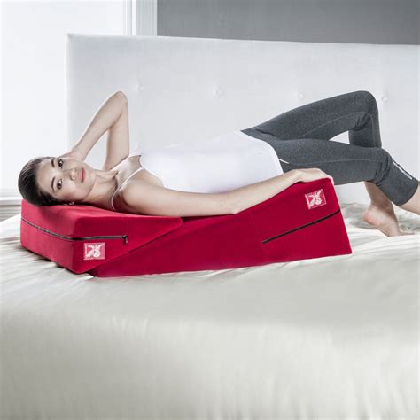 Liberator Wedge Ramp Combo Intimate Positioning Pillows Original Size Brookstone