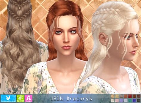 J216 Dracarys Hair Pay At Newsea Sims 4 Sims 4 Updates