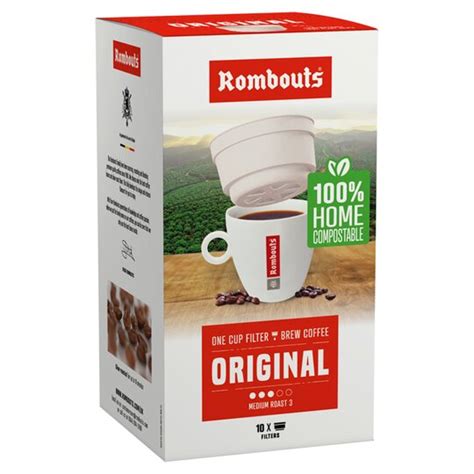 Rombouts Original One Cup Filter Coffee X10 70g Tesco Groceries