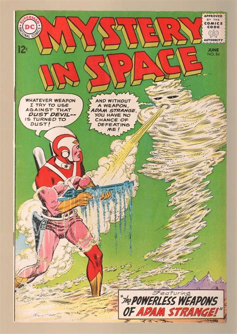Carmine Infantino Adam Strange Mystery In Space Dc Comic Books Comic