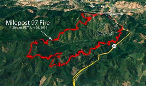 26 Map Of Oregon Fires Online Map Around The World